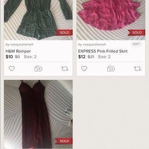 EXPRESS and LULUS ITEMS, please read*****